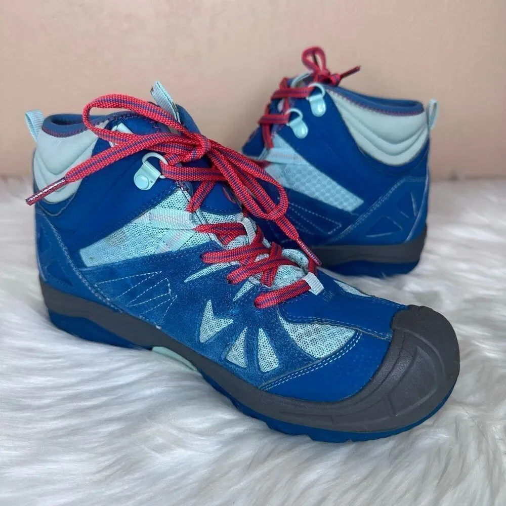 Merrell Waterproof Leather Capra Mid Hiking Boots Big Kid Size 6.5